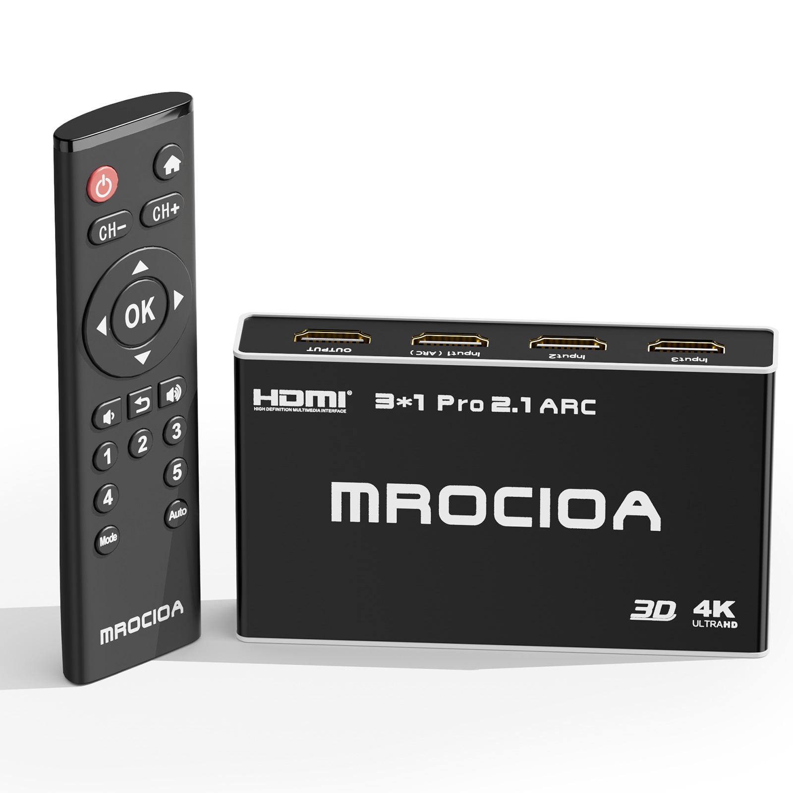 8K 60Hz 3 Port ARC eARC HDMI 2.1 Switch with app , Hdmi switch 4K 120Hz –  mrocioa